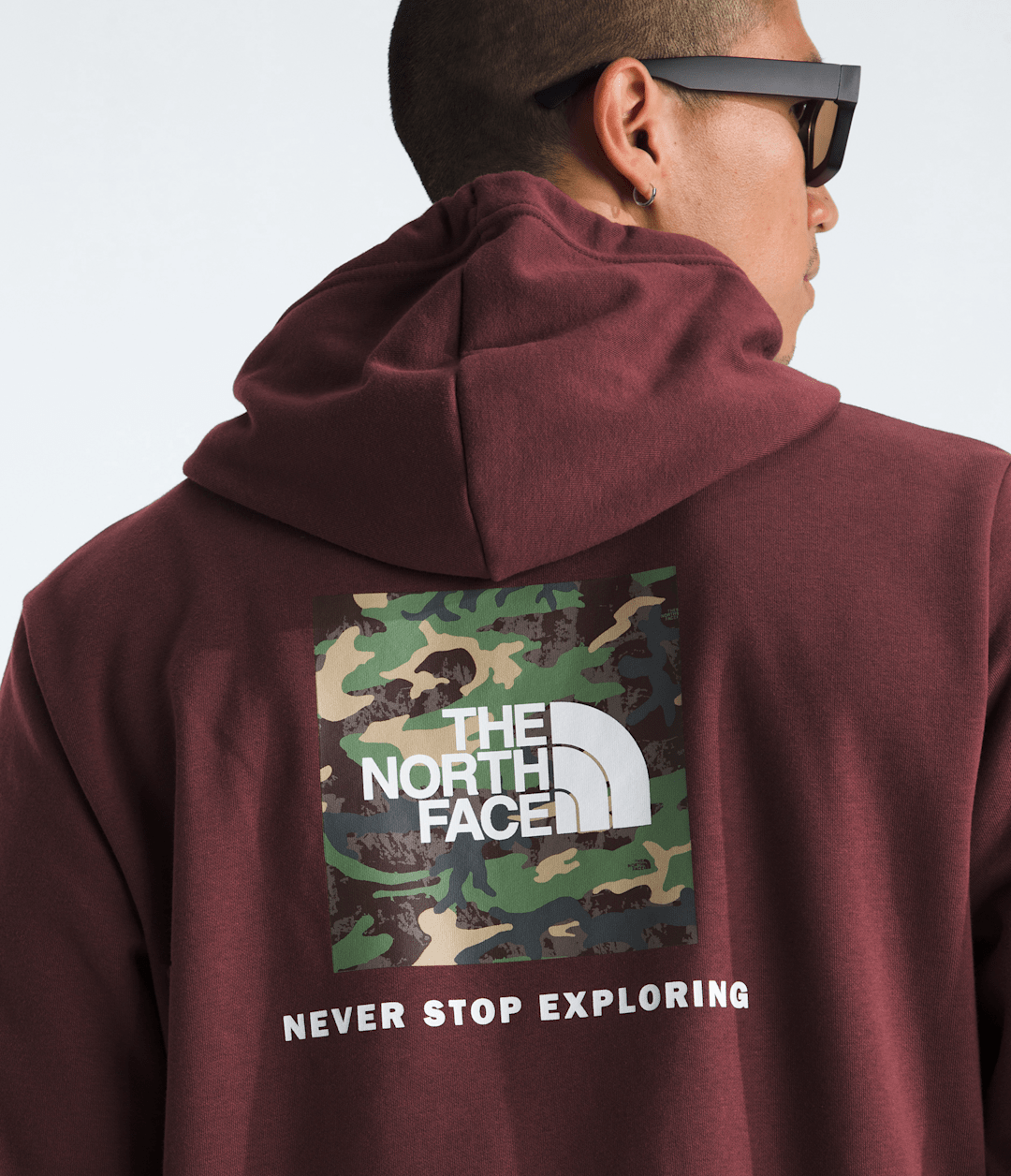 The North Face Men’s Evolution Box Camo Fill Hoodie—Graphic