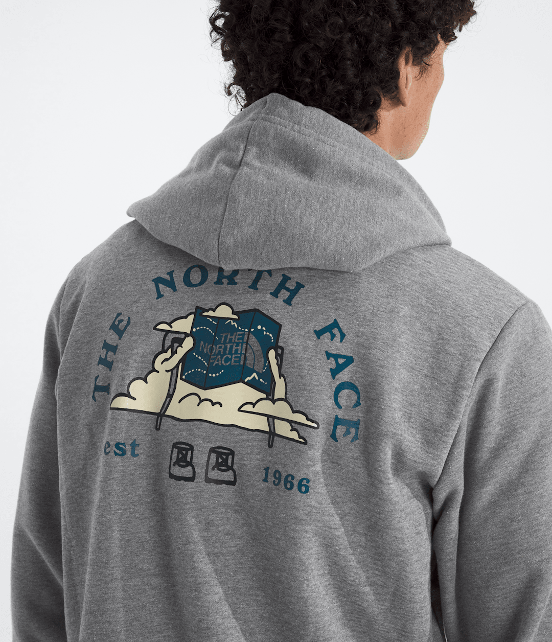 The North Face Men’s Evolution Travel-Cloud Hoodie—Graphic