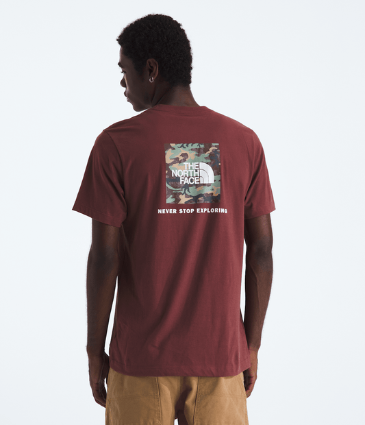 The North Face Men’s Evolution Box Camo Fill Short-Sleeve Tee—Graphic