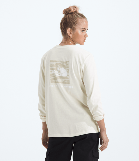 The North Face Women’s Evolution Box NSE Fill Light Long-Sleeve Tee—Graphic