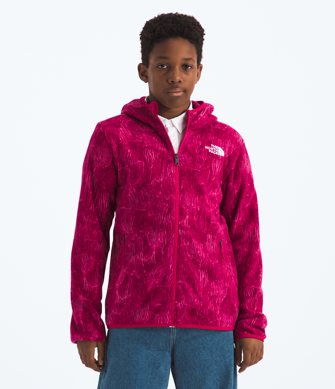The North Face Boys’ & Girls’ Glacier Full-Zip Hoodie—Print