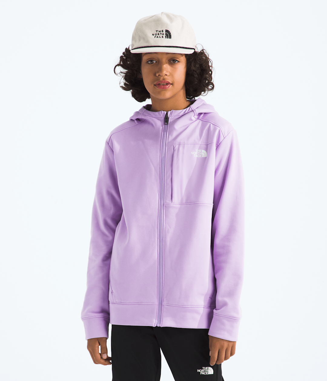 The North Face Boys’ & Girls’ TNF™ Performance Fleece Full-Zip Hooded Jacket