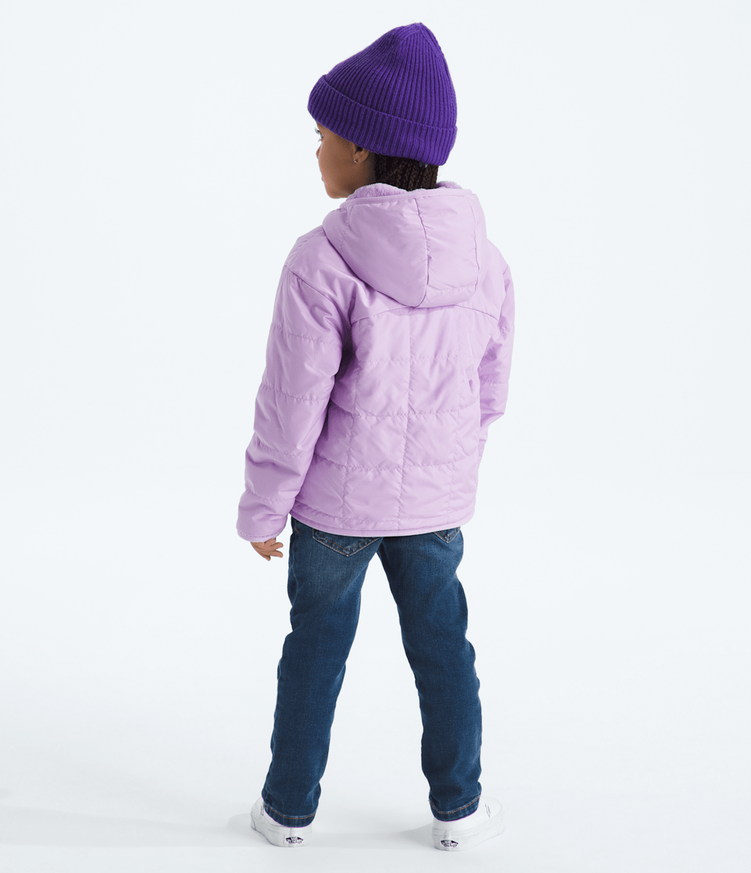 The North Face Girls’ Reversible Shasta Full-Zip Hooded Jacket