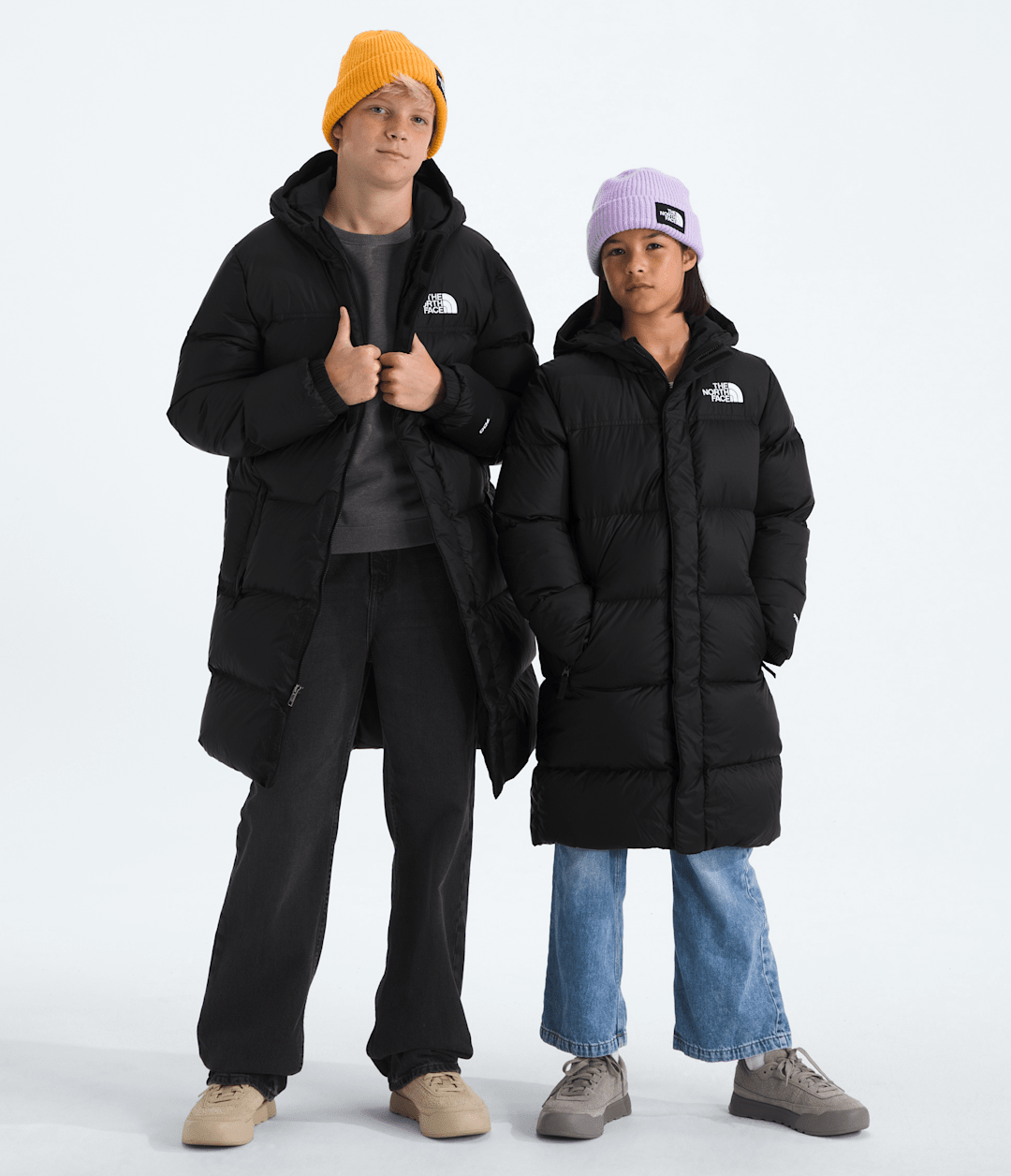 The North Face Boys’ & Girls’ Nuptse Long Parka