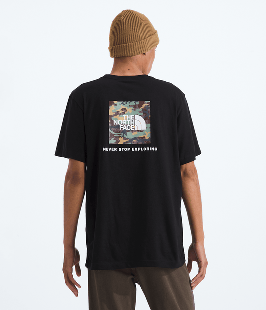 The North Face Men’s Evolution Box Camo Fill Short-Sleeve Tee—Graphic