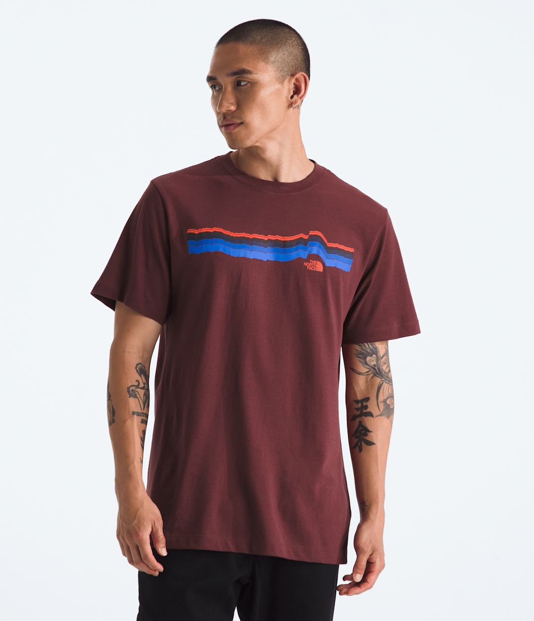 The North Face Men’s Evolution Tequila Sunrise Short-Sleeve Tee—Graphic