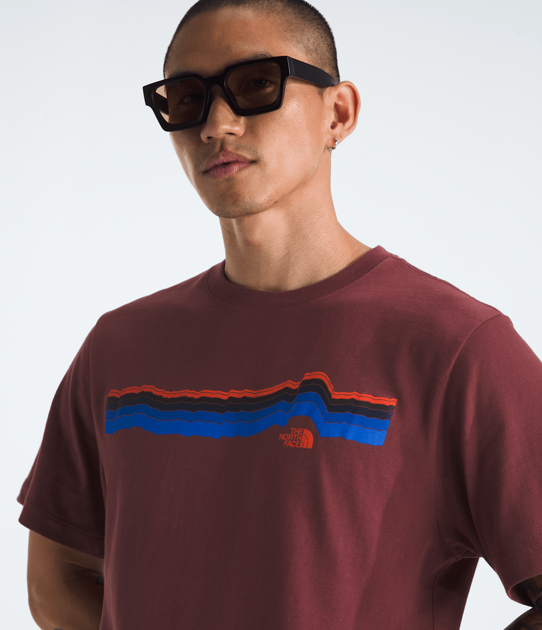 The North Face Men’s Evolution Tequila Sunrise Short-Sleeve Tee—Graphic