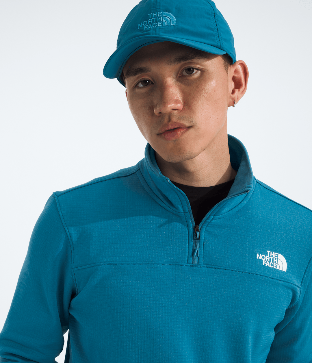 The North Face Men’s Cedar Trail Grid Fleece ¼-Zip