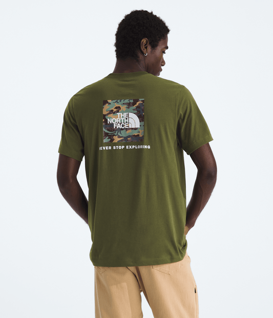 The North Face Men’s Evolution Box Camo Fill Short-Sleeve Tee—Graphic