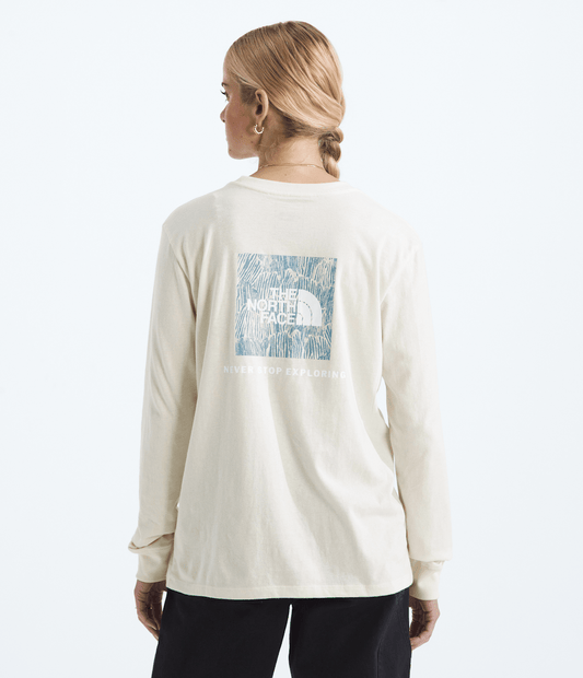 The North Face Women’s Evolution Box NSE Fill Long-Sleeve Tee—Graphic