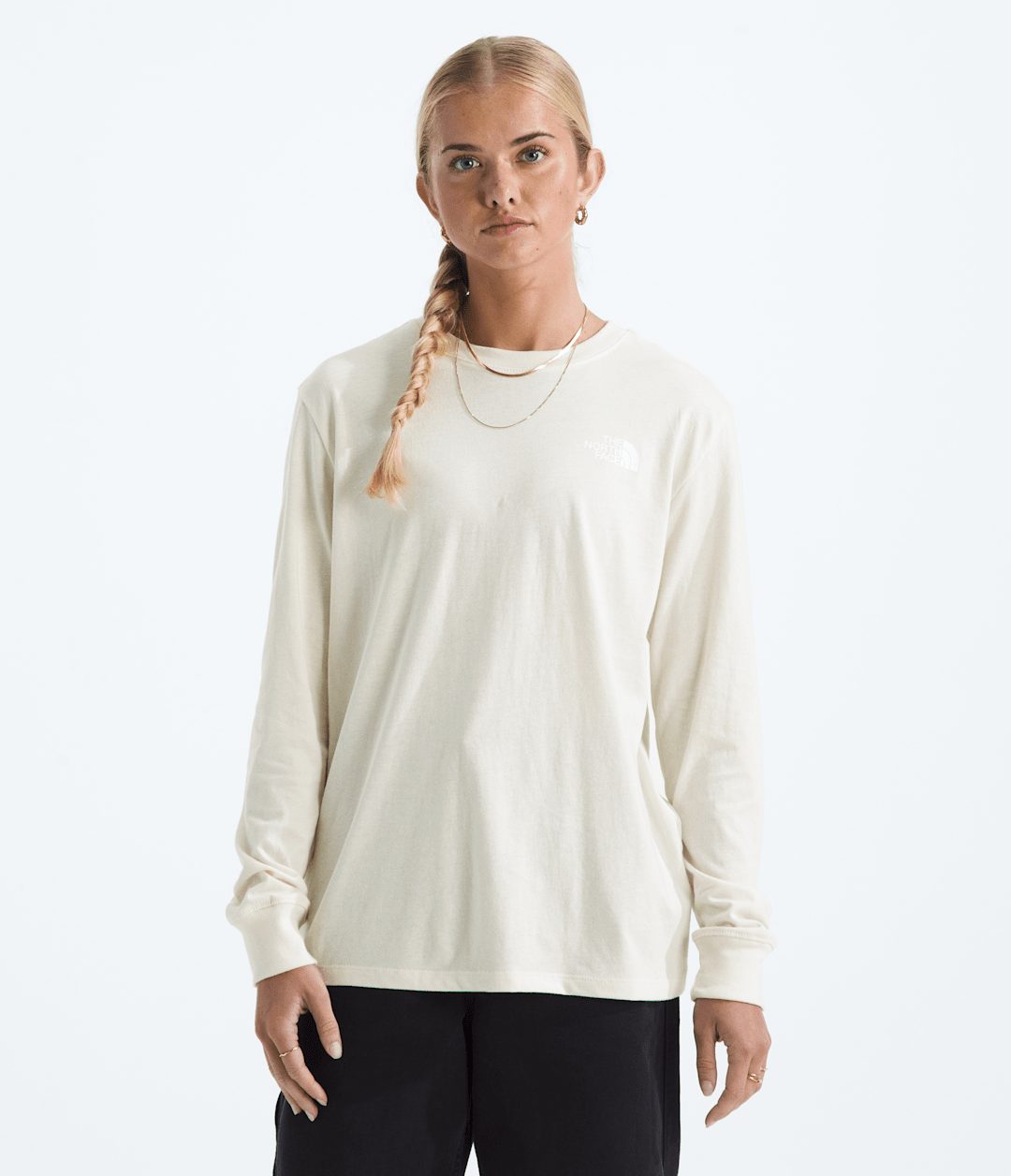 The North Face Women’s Evolution Box NSE Fill Long-Sleeve Tee—Graphic