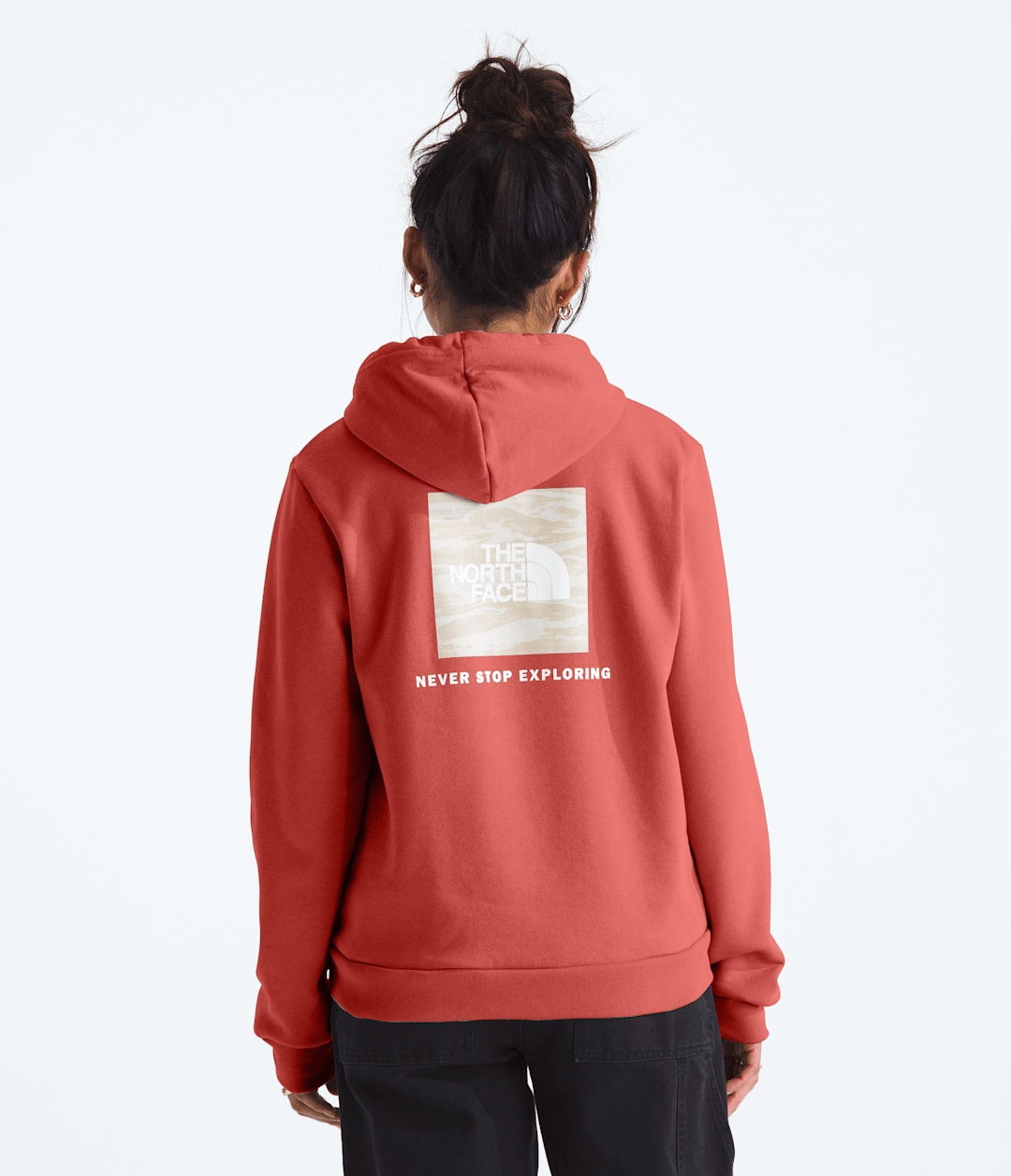 The North Face Women’s Evolution Box NSE Fill Light Hoodie—Graphic