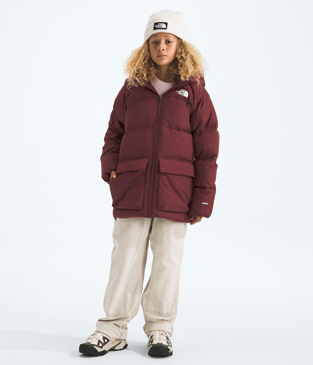 The North Face Boys’ & Girls’ North Down Fleece-Lined Short Parka