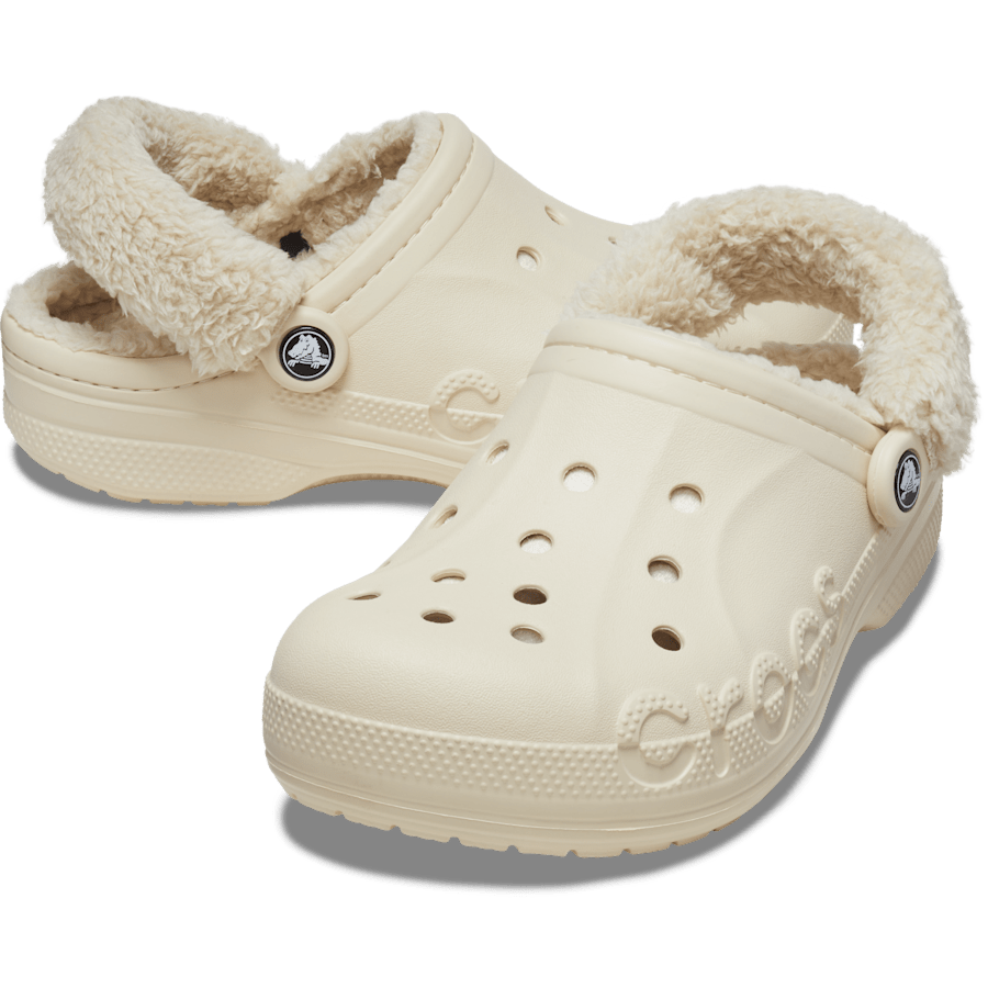 Crocs Baya Lined Fuzz-Strap Clog Discount