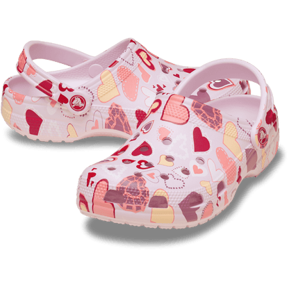 Crocs Kids’ Classic Valentine’s Day Clog On Sale