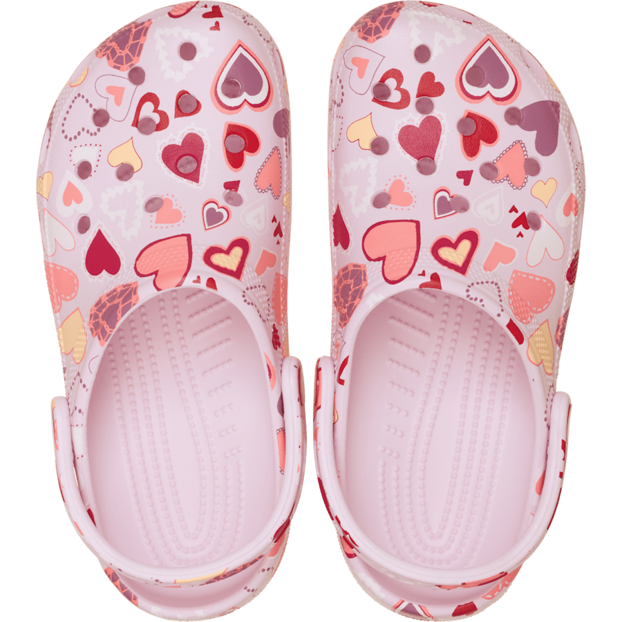 Crocs Kids’ Classic Valentine’s Day Clog On Sale
