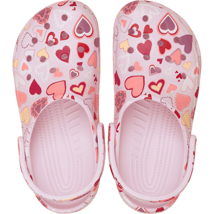 Crocs Kids’ Classic Valentine’s Day Clog On Sale