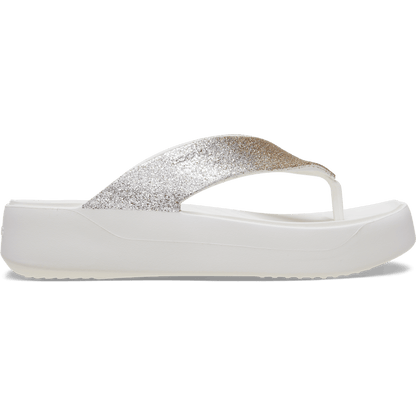 Crocs Getaway Chunky Glitter Platform Flip Discount