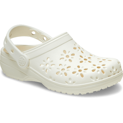 Crocs Kids' Classic Floral Cut-Out Clog On Sale