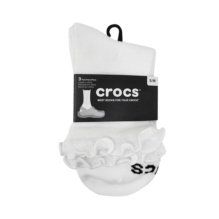 Crocs | CrocsSocks Ruffle Ankle 3 PK Sale