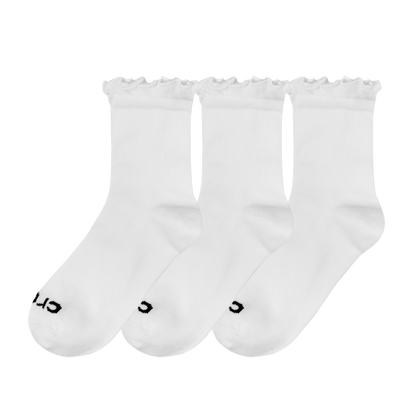 Crocs | CrocsSocks Ruffle Ankle 3 PK Sale