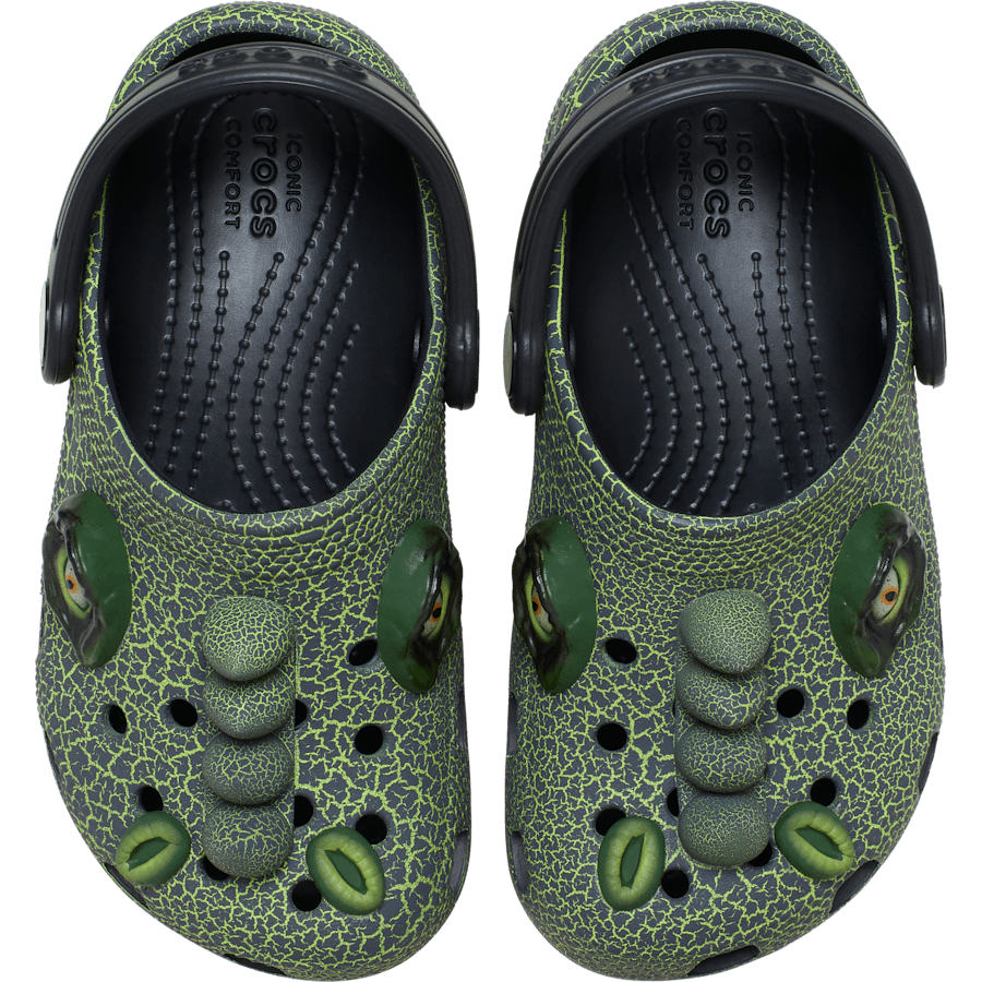 Crocs Toddler Classic IAM Scary Dino Clog Outlet