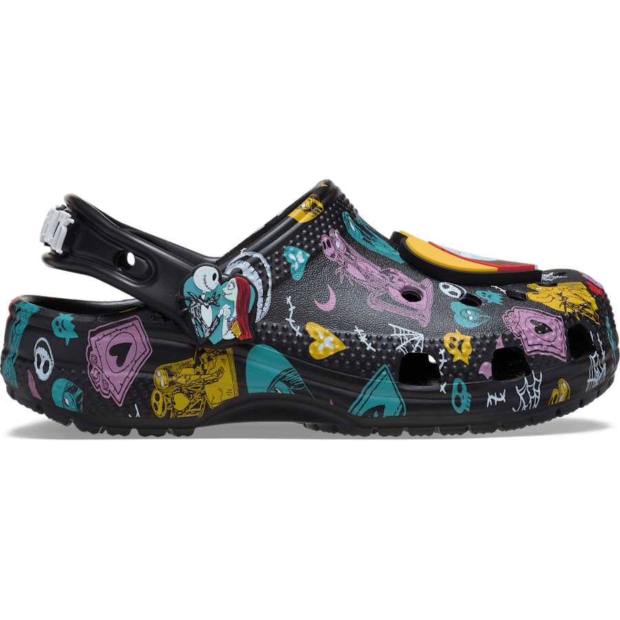 Crocs Toddlers’ Disney Tim Burton's The Nightmare Before Christmas Jack and Sally Classic Clog Sale