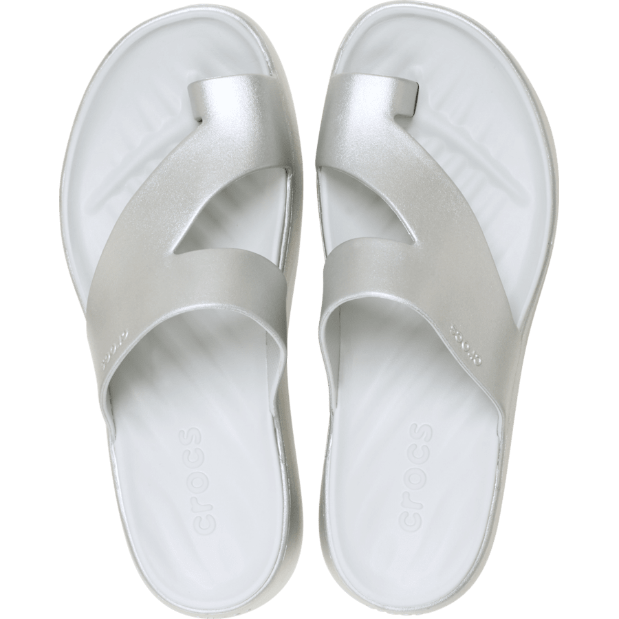 Crocs / Getaway Metallic Platform Toe Loop Discount