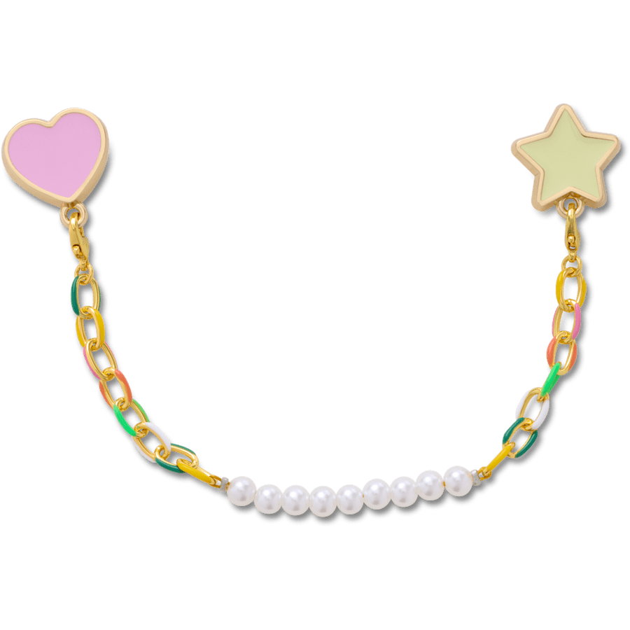 Crocs Pearl and Rainbow Bag Chain Discount