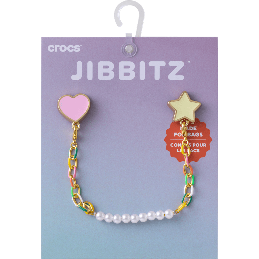 Crocs Pearl and Rainbow Bag Chain Discount