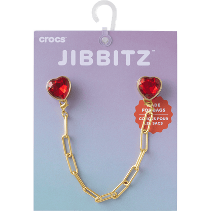 Crocs / Gold Paperclip Bag Chain Discount