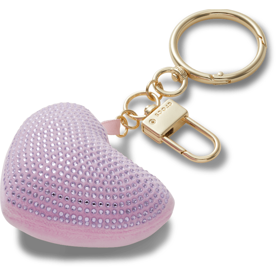 Crocs Plush Gem Heart Bag Charm Sale