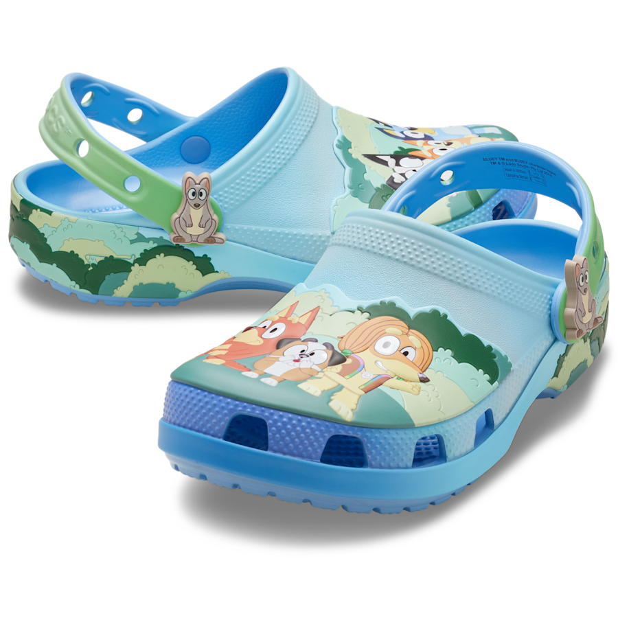 Crocs Toddler Bluey Best Buddies Classic Clog On Sale