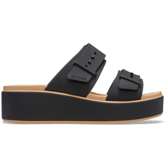 Crocs | Brooklyn Buckle Matte Wrap Low Wedge Online