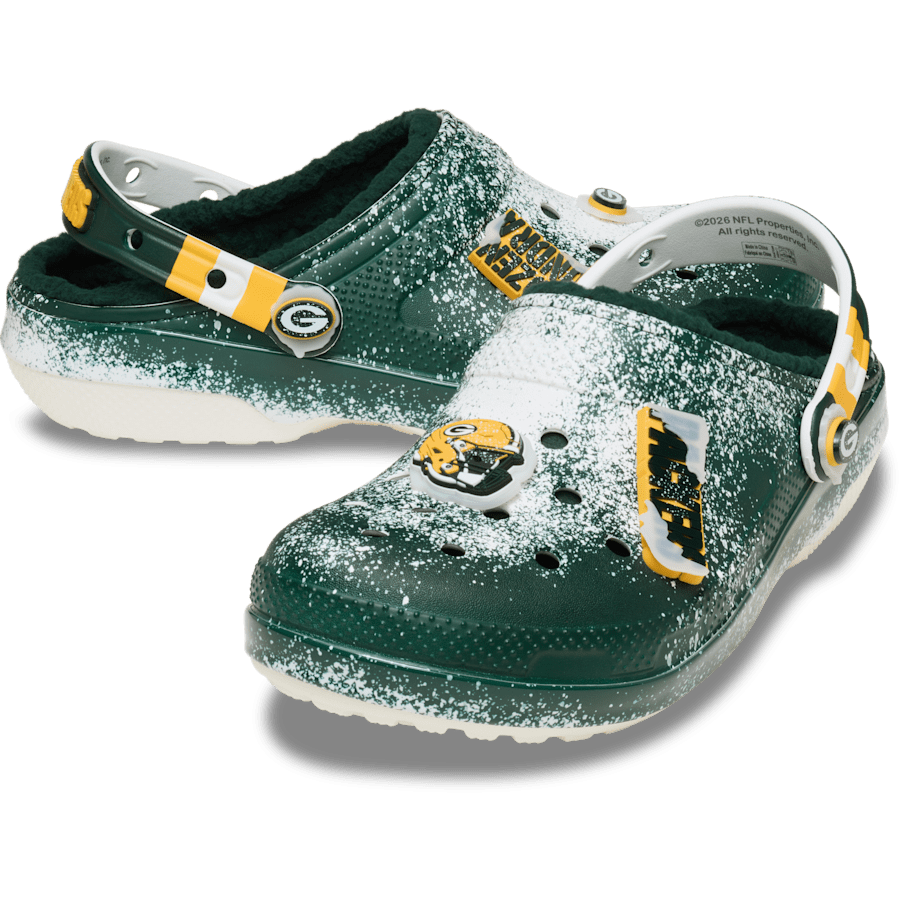 Crocs - NFL Green Bay Packers Classic Lined Clog For Sale