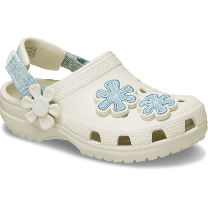 Crocs | Toddler Classic Denim Flower Adjustable Backstrap Clog Sale