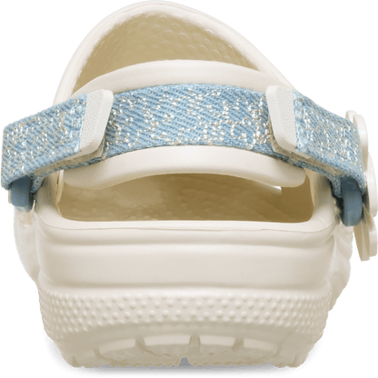 Crocs | Toddler Classic Denim Flower Adjustable Backstrap Clog Sale