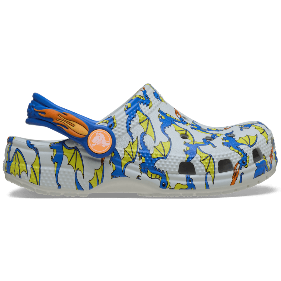 Crocs / Toddler Classic Dragon Graphic Clog Discount