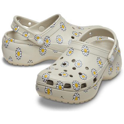 Crocs Classic Platform Floral Clog Outlet