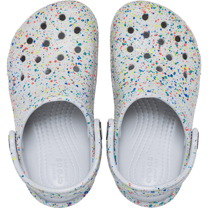 Crocs Toddler Classic Glow Paint Splatter Clog Discount