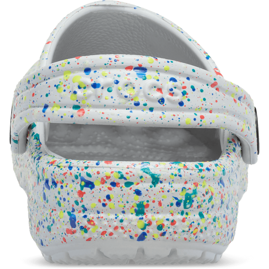 Crocs Toddler Classic Glow Paint Splatter Clog Discount