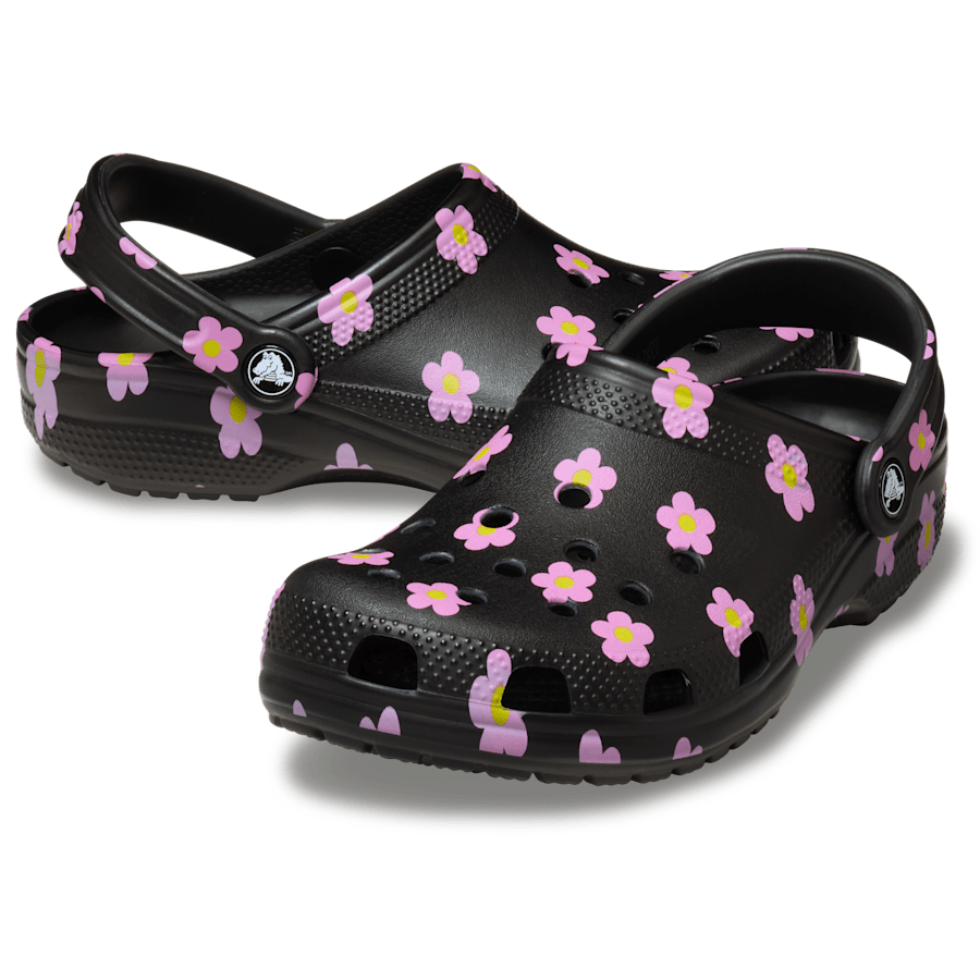 Crocs Classic Flower Clog On Sale