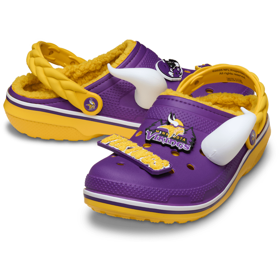 Crocs NFL Minnesota Vikings Classic Lined Clog Outlet
