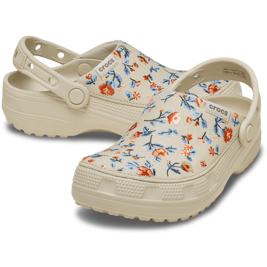 Crocs Classic Crafted Floral Clog On Sale
