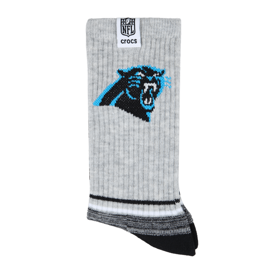 Crocs NFL Carolina Panthers Crocs Socks Discount