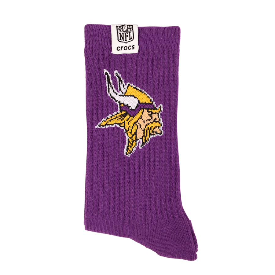 Crocs NFL Minnesota Vikings Crocs Socks Discount
