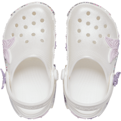 Crocs / Toddler Classic Butterfly Sparkle Shaker Clog Discount
