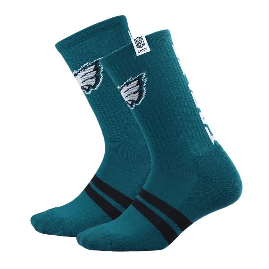 Crocs NFL Philadelphia Eagles Crocs Socks On Sale