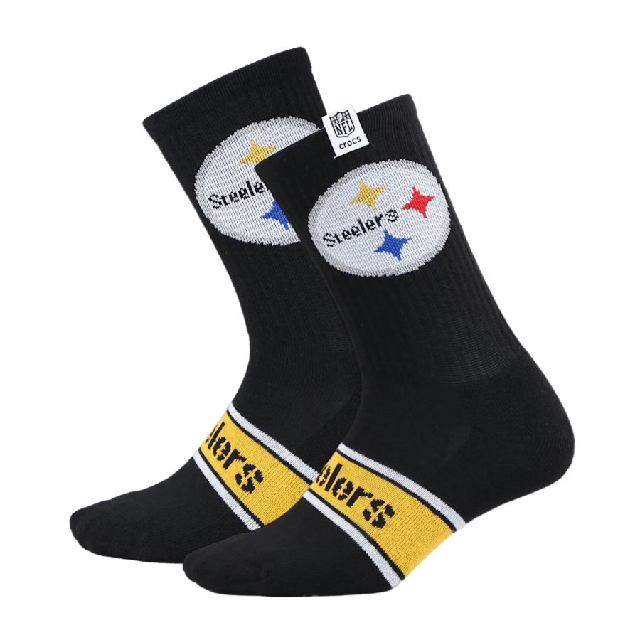 Crocs NFL Pittsburgh Steelers Crocs Socks Discount
